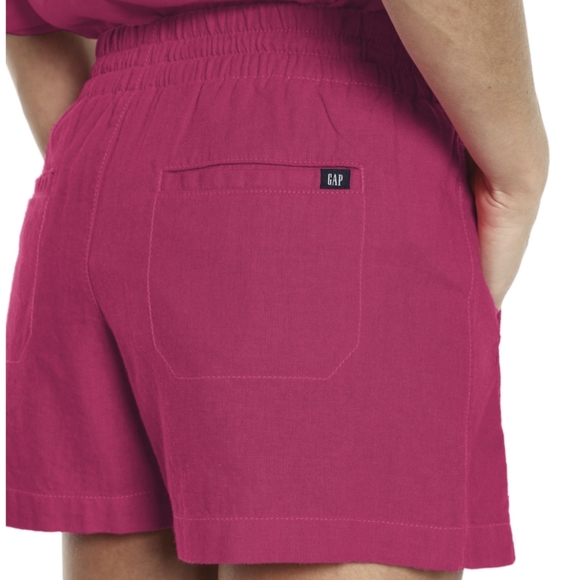 Gap Ladies Linen Short, pink - Picture 2 of 6